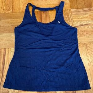 Lorna Jane Navy Blue Athletic Tank Top